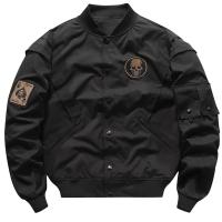 ราคา TEMU เสื้อแจ็คเก็ตบอมเบอร์ผู้ชาย คอเบสบอล น้ำหนักเบา | เสื้อแจ็คเก็ตวาร์ซิตี ปักลาย พร้อมกระเป๋า ผ้าไม่ยืด ทรงปกติ (17592194195178)