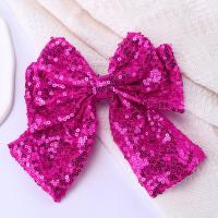 ราคา TEMU โบว์ติดผมประดับเลื่อมสีชมพูโรสพิงค์ขนาดใหญ่ | กิ๊บติดผมโบว์เดี่ยวสไตล์หรูหราสำหรับผู้หญิง (17592199502960)