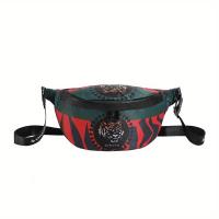 ราคา TEMU กระเป๋าคาดเอวแฟชั่นและลำลองพิมพ์ลายไนลอน กระเป๋าสะพายข้างสำหรับผู้ชายและผู้หญิง/กระเป๋าใส่โทรศัพท์มือถือ, กระเป๋าใส่บัตร (17592220755644)