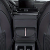 ราคา TEMU กล่องใส่ทิชชู่ในรถ, ถังขยะ, กล่องเก็บของในรถ 2-in-1 อเนกประสงค์, กล่องเก็บของ, ที่วางแขนรถ, ชั้นวางกระเป๋าเก็บของกลาง, กระเป๋าเก็บของด้านหลัง (17592229307270)