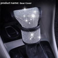 ราคา TEMU ฝาครอบเกียร์เพชรเทียมสำหรับรถยนต์, ภายในรถยนต์หรูหราเงางามระดับไฮเอนด์, ฝาครอบคันเกียร์รถยนต์, การเย็บระดับไฮเอนด์, สำหรับผู้ที่ชื่นชอบชิ้นส่วนรถยนต์, เจ้าของรถหรูหรา, ใช้ได้ทั้งชายและหญิง (17592