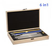 ราคา TEMU 1 ชุด, ชุดเครื่องมือกลึงไม้ปลายคาร์ไบด์, เครื่องมือกลึงแบบเปลี่ยนได้สำหรับการกลึงหยาบและเรียบด้วยใบมีดคาร์ไบด์ทรงกลมและสี่เหลี่ยม, ด้ามจับอลูมิเนียมอัลลอยด์ (17592222195530)