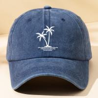 ราคา TEMU หมวกเบสบอลลายต้นมะพร้าว สไตล์วินเทจ หมวกปีกกว้างปรับได้สำหรับผู้หญิง หมวกเดินทางกลางแจ้ง (17592258537958)