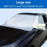 ราคา TEMU ป้องกันรถของคุณจากสภาพอากาศทุกประเภทด้วยผ้าคลุมกระจกหน้ารถกันแดดและหิมะนี้ กันน้ำ ทนต่อรังสี UV และหิมะ + ดูดแม่เหล็กในตัว! (17592259375797)