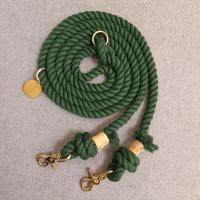 ราคา TEMU 8 ฟุต. 240 เซนติเมตร. ความหนา 1/2 นิ้ว. สายรัดสัตว์เลี้ยงทำด้วยมือ. ปรับได้. สำหรับสุนัขสองตัว. สีเขียวเข้ม. (17592262310883)