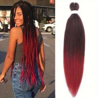 ราคา TEMU แฮร์พีชถักเกล้าแบบยืดสำเร็จรูปขนาด 26 นิ้ว, แฮร์พีชถักโครเชต์แบบสังเคราะห์ 1 ชิ้น, ทำงานง่ายด้วยผมโครเชต์, ติดผมแบบเปียก, เนื้อผมนุ่มเป็นธรรมชาติแบบยากิเรียบ (17592263134594)