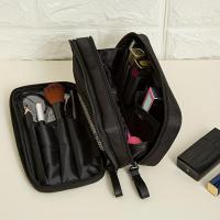 ราคา TEMU กระเป๋าเครื่องสำอางไนลอน มีซิปคู่ ความจุขนาดใหญ่ ที่จัดระเบียบอุปกรณ์อาบน้ำสำหรับเดินทางแบบสองชั้น (17592258045650)