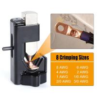 ราคา TEMU คีมย้ำสายไฟช่างไฟฟ้า คีมย้ำสายเคเบิลแบบตอกตะปู คีมย้ำสายไฟแบบเชื่อม คีมย้ำสายไฟแบบค้อน เหมาะสำหรับสายไฟขนาด 16 ถึง 3/0 เกจ Au 20 (17592213038750)