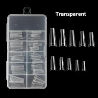 ราคา TEMU เล็บปลอมทรงโลงสีใส อะคริลิค 100 ชิ้น ครึ่งครอบ ทรงบัลเลรินา พร้อมกล่อง สำหรับร้านทำเล็บและใช้ที่บ้าน 10 ขนาด (17592266313447)