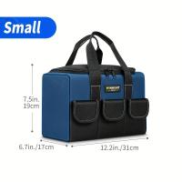 ราคา TEMU กระเป๋าเครื่องมือแข็งแรงทนทาน มีช่องเปิดสำหรับจัดเก็บ พกพา และจัดระเบียบเครื่องมือ เหมาะสำหรับผู้ชาย มีช่องใส่ของด้านใน (17592266577999)