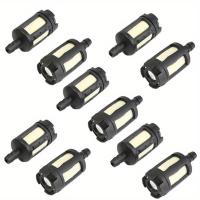 ราคา TEMU ชุดไส้กรองน้ำมันเชื้อเพลิงทั่วไป 10 ชิ้น สำหรับเครื่องตัดหญ้า เครื่องตัดแต่งกิ่ง เลื่อยยนต์ เครื่องจักรสวนน้ำมันเบนซิน (17592279268193)