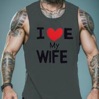 ราคา TEMU เสื้อกั๊กผู้ชายไซส์มาตรฐาน "ฉันรักภรรยาของฉัน (17592282013364)