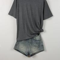 ราคา TEMU เสื้อยืดแฟชั่นผู้หญิง แขนสั้น สีพื้น ไซส์ใหญ่พิเศษ ใส่สบายๆ เสื้อผ้าแฟชั่นผู้หญิงไซส์ใหญ่พิเศษ (17592292939189)