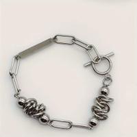 ราคา TEMU สร้อยข้อมือโซ่สแตนเลส 304 สไตล์ฮิปฮอป สำหรับผู้ชายและผู้หญิง, อเนกประสงค์และไม่เหมือนใคร ด้วยสแตนเลส 304 ทิเทเนียม 304 ที่เพิ่มความสวยงาม พร้อมหัวล็อค OT (17592306282200)