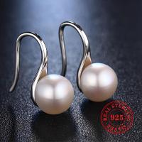 ราคา TEMU ต่างหู French Hook สีเงินแท้ S925 หรูหรา ประดับจี้ไข่มุกเทียม เหมาะสำหรับใส่ในชีวิตประจำวัน งานแต่งงาน และเป็นของแต่งตัวอเนกประสงค์ (17592337795528)