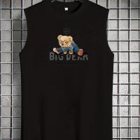 ราคา TEMU เสื้อกั๊กแฟชั่นสไตล์อเมริกันลายพิมพ์แบรนด์เทรนดี้สำหรับฤดูใบไม้ผลิ/ฤดูร้อนสำหรับวัยรุ่นชาย เสื้อคอกลมลำลองอเนกประสงค์ (17592365795833)