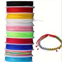 ราคา TEMU 10 ม้วน/ชุด 10 สี ไนลอนเส้นด้ายผูกปมจีน สีผสมสุ่ม DIY เส้นด้ายแข็ง (17592376890800)