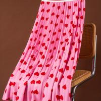 ราคา TEMU กระโปรงผูกเอวยางพิมพ์หัวใจ, กระโปรงรูปทรง A-line สำหรับฤดูใบไม้ผลิ, เสื้อผู้หญิง (17592402918329)