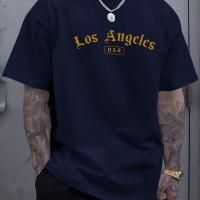 ราคา TEMU เสื้อกล้ามชายลายพิมพ์ฟอยล์สีทองสะท้อนแสง แขนสั้น เสื้อในสำหรับฤดูร้อน (17592404117212)