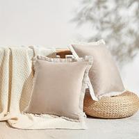 ราคา TEMU ปลอกหมอนอิงสีพื้นเดี่ยว ทำจากกำมะหยี่ ผิวสัมผัสนุ่มลื่น ทรงสี่เหลี่ยมคางหมู คุณมีปลอกหมอนอิงทรงสี่เหลี่ยมผืนผ้าเมื่อวาน เหมาะสำหรับห้องนั่งเล่น ห้องนอน และโซฟา (ไม่รวมไส้หมอน) (17592441524059)