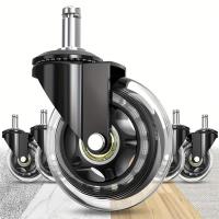 ราคา TEMU ชุดล้อเก้าอี้สำนักงาน 5 ชิ้น ขนาด 2.5 นิ้ว PU สำหรับพื้นไม้แข็งและพรม - ล้อเปลี่ยนเฟอร์นิเจอร์สำนักงานสำหรับโต๊ะทำงาน เก้าอี้ เก้าอี้คอมพิวเตอร์ และเก้าอี้เกม (17592442142353)