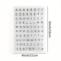 ราคา TEMU แสตมป์อักษรและตัวเลข ยางใสสำหรับ DIY สแครปบุ๊ค, การทำการ์ด & งานฝีมือกระดาษ - เหมาะสำหรับการ์ดอวยพรวันหยุด, ของตกแต่งคริสต์มาส & (17592209625615)