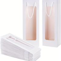 ราคา TEMU 12 ชิ้น ถุงของขวัญไวน์สีน้ำตาลพร้อมหน้าต่าง - เหมาะสำหรับขวดไวน์ และของขวัญ - เหมาะสำหรับปีใหม่ วันเกิด ขึ้นบ้านใหม่ และงานเลี้ยงอาหารค่ำ (17592270556590)