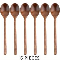 ราคา TEMU ช้อนตวงซุป 6 ชิ้น ขนาด 9 นิ้ว สำหรับกินและคนอาหาร ด้ามยาวสไตล์ญี่ปุ่น อุปกรณ์ครัวที่เป็นมิตร (17592221782330)