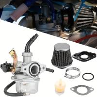 ราคา TEMU เครื่องดื่ม PZ19 อลูมิเนียมพร้อมสายอากาศและสายคล้อง, สำหรับมอเตอร์ไซค์ Off-road 50cc 70cc 90cc 110cc 125cc ATV Go-kart (17592203403499)