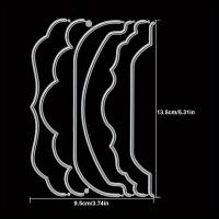 ราคา TEMU แม่พิมพ์ตัดโลหะลูกไม้ครึ่งตัว DIY สมุดภาพ การ์ดอวยพร ตกแต่งบ้าน ของขวัญวันหยุด ทำมือ (17592219891164)