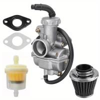 ราคา TEMU PZ20 คาร์บูเรเตอร์ สำหรับ Kazuma Baja 50cc 70cc 90cc 110cc 125cc 4 จังหวะ ATV 4 ล้อ Go Kart รถวิบาก Honda XL75 PZ20 คาร์บูเรเตอร์พร้อมตัวกรองอากาศเชื้อเพลิง (17592206658022)