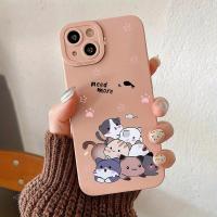 ราคา TEMU เคสโทรศัพท์: ลายกราฟิกแมวน่ารัก กันกระแทก สำหรับ iPhone 16, 14, 13, 12, 11 Pro Max, XS Max, X, XR, 8, 7, 6, 6S, Plus (17592209484253)
