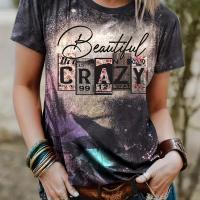 ราคา TEMU คอลเลกชันฤดูใบไม้ผลิและฤดูร้อนสำหรับผู้หญิงรุ่นใหม่, มาพร้อมเสื้อยืดแขนสั้นลำลองทรงหลวม พิมพ์ลายแบบสุ่ม เหมาะสำหรับใส่ในชีวิตประจำวันและใช้ในบ้านในช่วงเดือนหน้าร้อน (17592202924681)