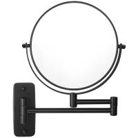 ราคา TEMU กระจกแต่งหน้าแบบติดผนัง 8 นิ้ว กำลังขยาย 10X, หมุนได้ 360° สองด้าน พร้อมแขนขยับได้ กระจกตั้งโต๊ะสำหรับห้องน้ำ ใช้ในบ้าน สำหรับโกนหนวด (17592224823888)