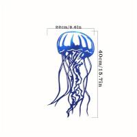 ราคา TEMU อุปกรณ์อีคอมเมิร์ซข้ามพรมแดน สถานีอิสระ งานศิลปะโลหะในร่ม แมงกะพรุน ปลาเซลฟิช ของตกแต่งบ้าน งานฝีมือ (17592206469219)