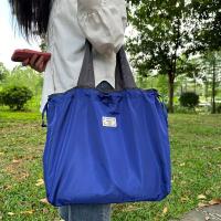 ราคา TEMU กระเป๋าใส่ของซื้อของซุปเปอร์มาร์เก็ตแบบมีเชือกรูดสีพื้น ความจุขนาดใหญ่ พับเก็บได้ พกพาสะดวก กระเป๋าใส่ของเดินทาง กระเป๋ายิมแบบมีเชือกรูด กระเป๋าถือผู้หญิง กระเป๋าสะพายไหล่สีพื้นแฟชั่น กระเป๋าถือ 