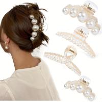 ราคา TEMU 4 ชิ้น คลิปหนีบผมขนาดใหญ่สำหรับผู้หญิง, ที่คาดผมขึ้นสำหรับผมหนาและบาง, อุปกรณ์จัดแต่งทรงผมแฟชั่นสไตล์ปาร์ตี้และงานแต่งงาน (17592259998941)
