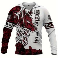 ราคา TEMU เสื้อแจ็คเก็ตผู้ชายใหม่ปี 2023 ลายสัตว์หมาป่า พิมพ์ลายดิจิทัล 3D ฮู้ดสเวตเตอร์ สวมใส่สบาย (17592275621276)