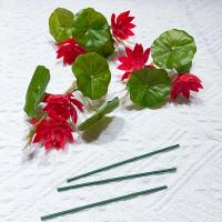 ราคา TEMU ดอกบัวและใบไม้ประดิษฐ์ขนาดเล็ก 3 ชิ้น, พืชตกแต่งตู้ปลา, ดอกไม้ตกแต่งบ้าน, บัวและใบไม้ประดิษฐ์, ดอกไม้ปลอม (17592293168878)