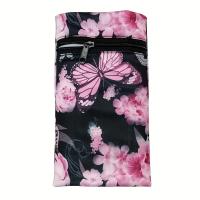 ราคา TEMU กระเป๋าสะพายข้อมือลายผีเสื้อ สำหรับกีฬา ทำจากผ้ายืดหยุ่นสูง สวมบนข้อมือหน้า สำหรับจัดเก็บโทรศัพท์ บัตร และเหรียญกันขโมย ในช่วงกีฬา วิ่ง ปั่นจักรยาน และกิจกรรมกลางแจ้ง (17592278589497)