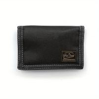 ราคา TEMU กระเป๋าสตางค์แบบพับสามทบสำหรับผู้ชาย กระเป๋าสตางค์ใบสั้นแบบผ้าใบ กระเป๋าสตางค์แบบพับพร้อมซิปใส่เหรียญ (17592223317929)