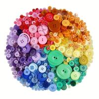 ราคา TEMU 660 ตลับกระดุมเรซิ่นทรงกลมหลากสี ขนาดต่างๆ สำหรับงานฝีมือ งานเย็บปักถักร้อย กระดุมทำมือ กระดุมตกแต่งงานศิลปะ (17592279489222)