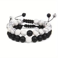 ราคา TEMU 2 ชิ้น สร้อยข้อมือลูกปัดแฟชั่นแบบปรับได้สำหรับคู่รัก เครื่องประดับสำหรับผู้ชาย (17592202452862)