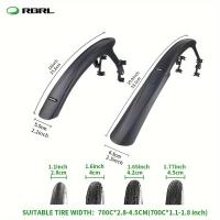 ราคา TEMU RBRL กรอบล้อจักรยานกรวด 700c, สำหรับปีกจักรยานถนนมือแบน, ชุดป้องกันโคลนน้ำหนักเบาแบบปลดเร็ว (17592299302801)