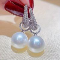 ราคา TEMU ต่างหูเครื่องประดับเพชรเซอร์โคเนียเงางามสำหรับสตรีสูงศักดิ์ จี้ไข่มุก ดีไซน์ประณีต เพิ่มความสวยงามสำหรับพิธีแต่งงาน (17592202440961)