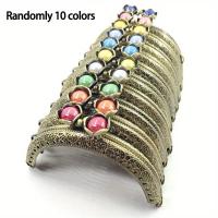 ราคา TEMU 10 สี/ชุด กรอบกระเป๋าโลหะพร้อมลูกปัดสี สำหรับทำกระเป๋าถือ กระเป๋าสตางค์ DIY อุปกรณ์กระเป๋า คลิปหนีบ ล็อคแบบจูบ อุปกรณ์เสริมของขวัญ ทำของขวัญ อุปกรณ์ทำธุรกิจขนาดเล็ก ทำกระเป๋าสตางค์ DIY (175922336