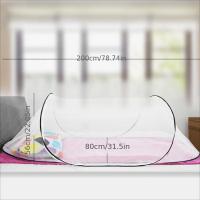 ราคา TEMU มุ้งกันยุงแบบพกพา 1 ชิ้น ออกแบบมาสำหรับแคมป์ปิ้ง มีซิปปิด และดีไซน์พับได้ เหมาะสำหรับอุปกรณ์เดินทางของครอบครัว (17592219826124)