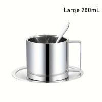 ราคา TEMU ชุดแก้วกาแฟสแตนเลส 304 สไตล์ยุโรป 3 ชิ้น พร้อมช้อนกาแฟ ชุดแก้วกาแฟพร้อมจานรอง แก้วกาแฟสองชั้นเก็บความร้อน อเนกประสงค์ แก้วนม สไตล์โรงแรมยุโรป เครื่องใช้บนโต๊ะกาแฟ (17592254542551)
