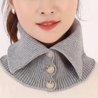 ราคา TEMU ผ้าพันคอแบบสวมคอเต่าปลอมถอดได้พร้อมกระดุมสำหรับผู้หญิง 1 ชิ้น สไตล์เกาหลีสำหรับฤดูใบไม้ร่วง/ฤดูหนาว เสื้อกันหนาวคอสูงอเนกประสงค์สำหรับตกแต่งคอ (17592243662125)