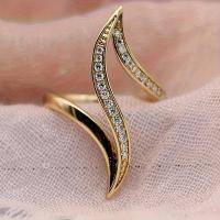 ราคา TEMU แหวนฝังพลอยเพชรชุบทอง 18K แฟชั่นเก๋ สไตล์เกาหลี สำหรับผู้หญิง ใส่ได้ทุกวัน ชุดลำลอง งานเลี้ยง งานวันเกิด (17592287813713)